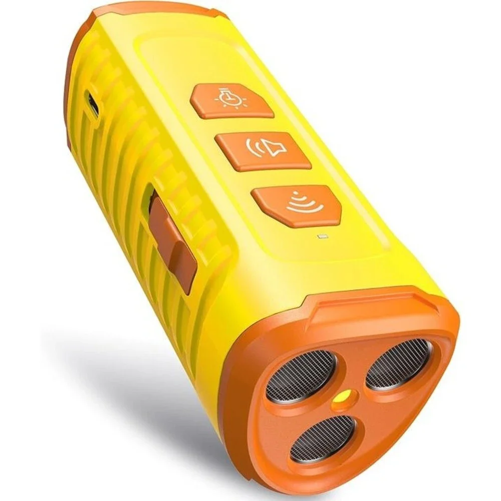 3X Ultrasonic to Stop Barking Neighbors Dog, Yellow